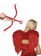 Female cupid, costume set, faux fur, wings